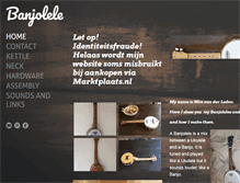 Tablet Screenshot of banjolele.net